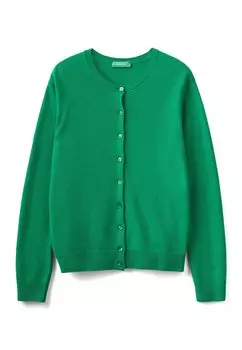 Кардиган United Colors of Benetton, зеленый