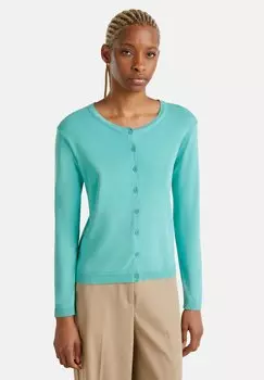Кардиган United Colors of Benetton, зеленый