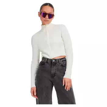 Кардиган Urban Classics Cropped Rib Knit, белый