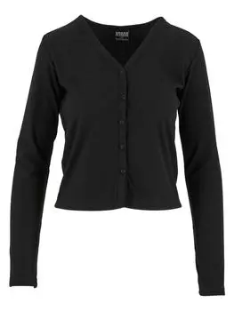 Кардиган Urban Classics Gestrickte Strickjacke, черный