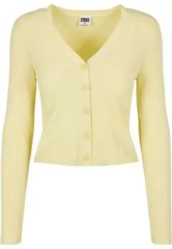 Кардиган Urban Classics Gestrickte Strickjacke, цвет softyellow