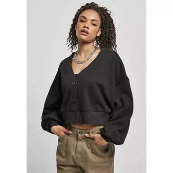Кардиган Urban Classics Organic Oversized Terry Gt, черный