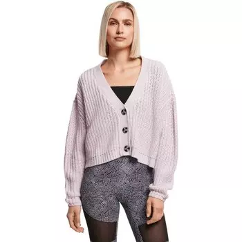 Кардиган Urban Classics Oversized, фиолетовый