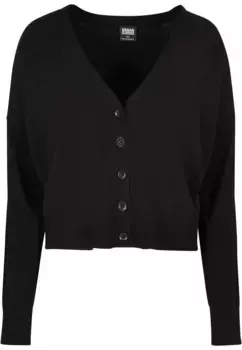 Кардиган URBAN CLASSICS "URBAN Classics Ladies Eco Viscose Oversized Cardigan", черный