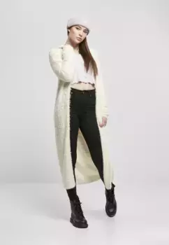 Кардиган URBAN CLASSICS " Urban Classics Ladies Hooded Feather Cardigan", белый