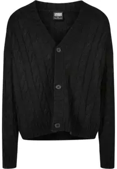 Кардиган URBAN CLASSICS " Urban Classics Мужской свободный кардиган", черный