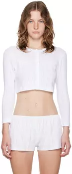 Кардиган «Урожай» Cou Cou, белый