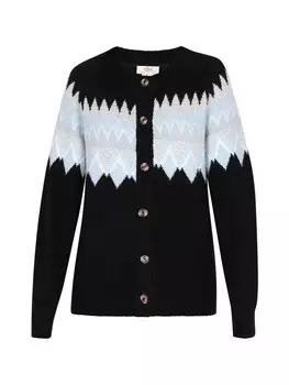 Кардиган usha FESTIVAL, цвет schwarz mehrfarbig