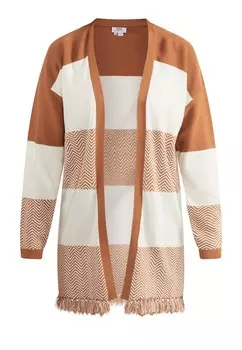 Кардиган usha FESTIVAL Knit Cardigan Carnea, коричневый