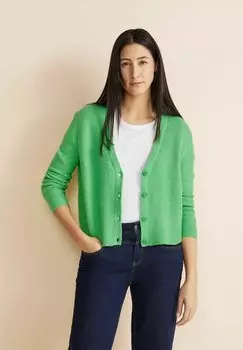 Кардиган V AUSSCHNITT Street One, цвет grn
