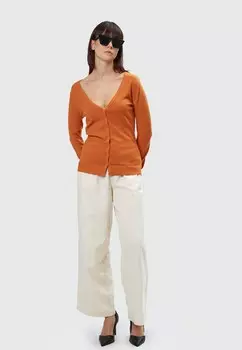 Кардиган V-NECK BASIC INFLUENCER, абрикос