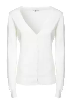 Кардиган V-NECK BASIC INFLUENCER, кремовый