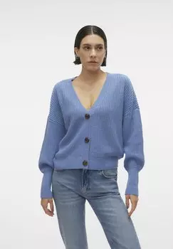 Кардиган V-Neck Cuff Vero Moda, корона синий
