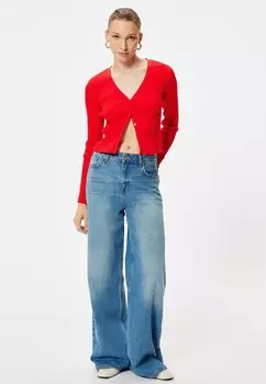 Кардиган V NECK Koton, красный