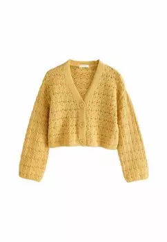 Кардиган V NECK Next, желтый