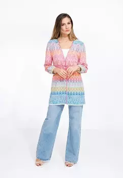 Кардиган V-NECK ORNAMENT PATTERN Ivko, кремовый