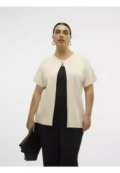 Кардиган Vero Moda Curve, кремовый