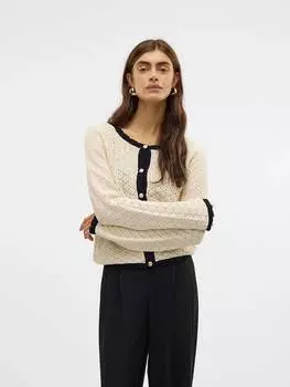 Кардиган Vero Moda, цвет beige/schwarz