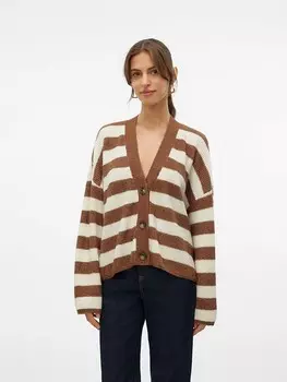 Кардиган Vero Moda, цвет braun/creme