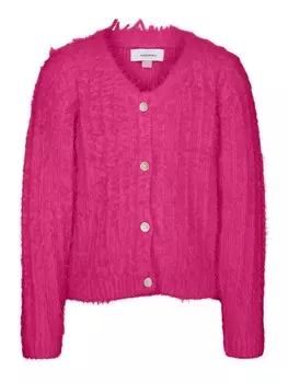 Кардиган Vero Moda Girl Knit Cardigan LAPOILU, цвет Raspberry