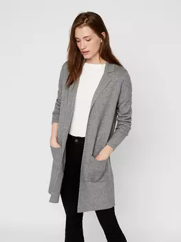 Кардиган Vero Moda Long Tasty, серый