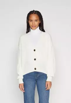 Кардиган Vero Moda МАНЖЕТЫ С V-ОБРАЗНЫМ ВЫРЕЗОМ, цвет cloud dancer