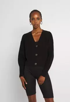 Кардиган Vero Moda МАНЖЕТЫ С V-ОБРАЗНЫМ ВЫРЕЗОМ, черный
