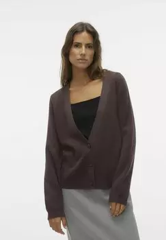 Кардиган Vero Moda МАТИЛЬДА, цвет chocolate brown