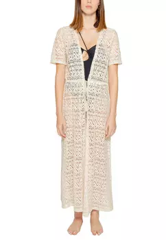 Кардиган Vero Moda полупрозрачный, бежевый