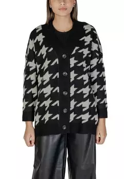 Кардиган Vero Moda с узором, черный