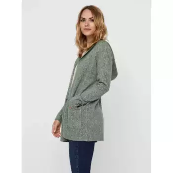 Кардиган Vero Moda "VMDOFFY LS OPEN HOOD CARDIGAN GA NOOS", цвет Laurel Wreath Melange