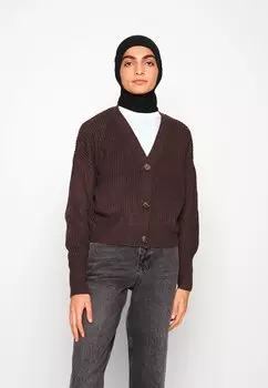 Кардиган Vero Moda Vmlea Ls V Neck Cuff Noos, кофе в зернах