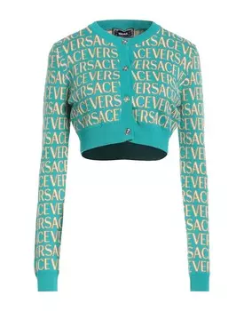 Кардиган Versace, бирюзовый