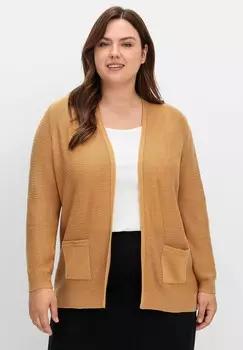 Кардиган VERSCHLUSSLOSE Sheego, коричневый