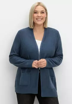 Кардиган VERSCHLUSSLOSE Sheego, синий