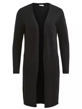 Кардиган Vila Gemtliche Strickjacke, черный