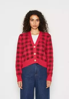 Кардиган VILA КАРДИГАН VICHEKINA V NECK, цвет beet red/love potion