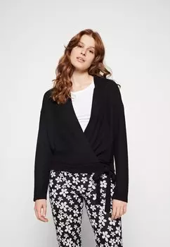 Кардиган VILA КАРДИГАН VIHAUDI WRAP, черный
