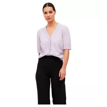 Кардиган Vila Ril 2/4 Short, фиолетовый