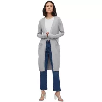 Кардиган Vila Ril Long, серый