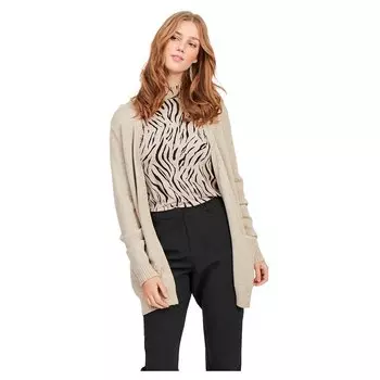 Кардиган Vila Ril Open, коричневый