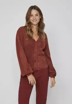 Кардиган VILA ВИЛАХУЛИ, цвет fired brick