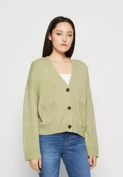 Кардиган VILA Viril Cardigan, каллист зеленый меланж