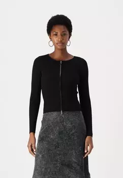 Кардиган VIRGO SWEATER Good American, черный