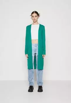 Кардиган VIRIL LONG CARDIGAN VILA, цвет ultramarine green dark melange