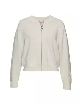 Кардиган Vivance Ajourstrickjacke, кремовый