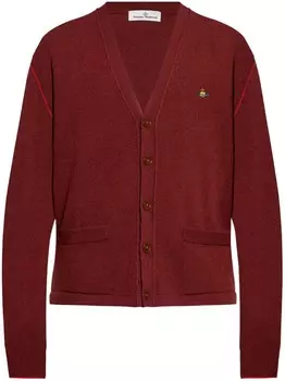 Кардиган Vivienne Westwood с вышивкой Orb, красный