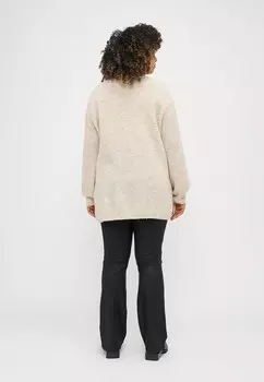 Кардиган VMCDESMA OPEN CARDIGAN Vero Moda Curve, бежевый