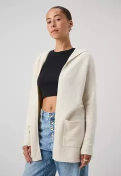 Кардиган VMDOFFY OPEN HOOD CARDIGAN Vero Moda Petite, кремовый