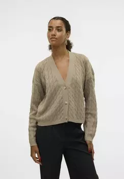 Кардиган VMLORELLA Vero Moda, коричневый